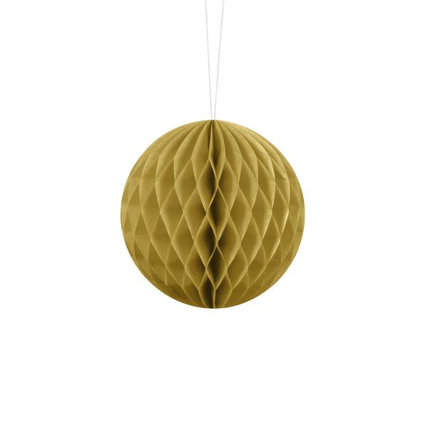 Hængende Honeycomb Guld 10 cm