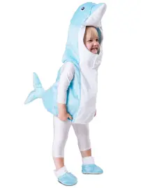 Delfin B&oslash;rnekostume