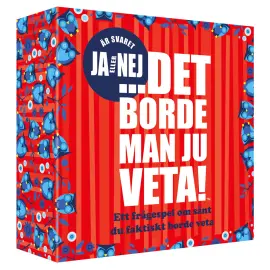 Det Borde Man Ju Veta Ja Eller Nej Resespel Spil
