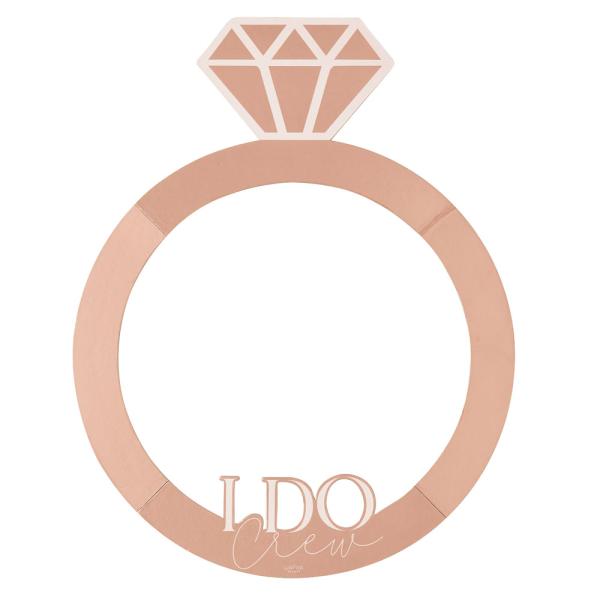 Polterabend for Hende Fotoramme Diamantring