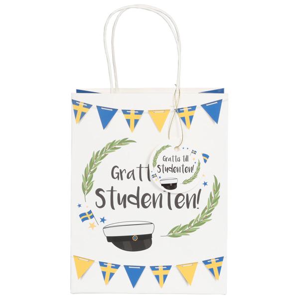 Student Gavepose Guirlande 18 x 10 x 23 cm