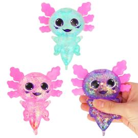 Squeeze Glitrende Axolotl Leget&oslash;j 12 cm