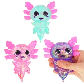Squeeze Glitrende Axolotl Leget&oslash;j 12 cm