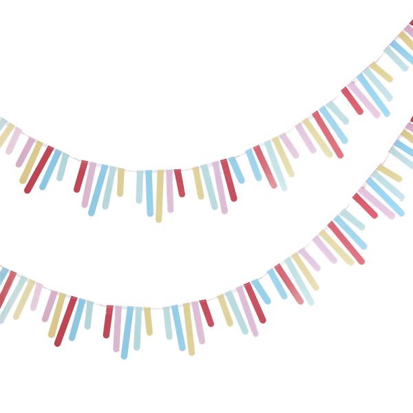 Guirlande med Fringe Mix It Up Brights