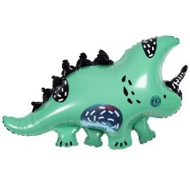 Folieballon Grøn Dinosaur