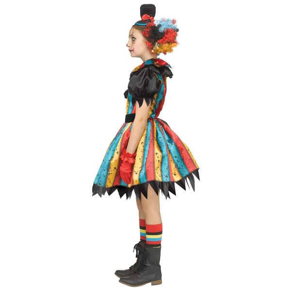 Kostume Stribet Klovn Børn
