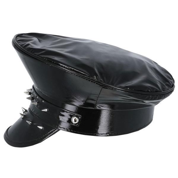 Kaptajnshat Sort med Nitter