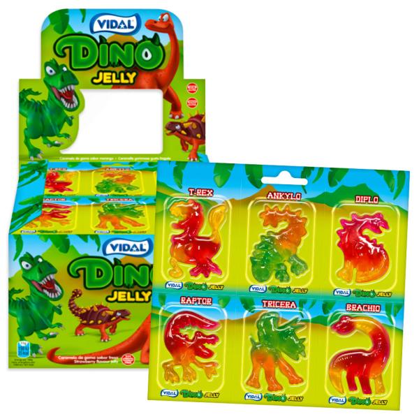 Dino Jelly Gelegodis 6-pak