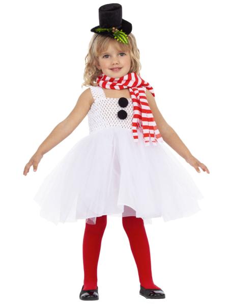Tutu Snemand Kjole Børnekostume