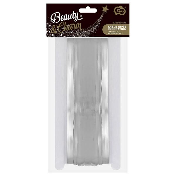 Bordskørt Frynser Sølv