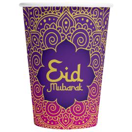 Eid Mubarak Papkrus 21 cl 8-pak