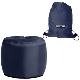 Softybag Siddepuf Marinebl&aring; 55 x 50 cm