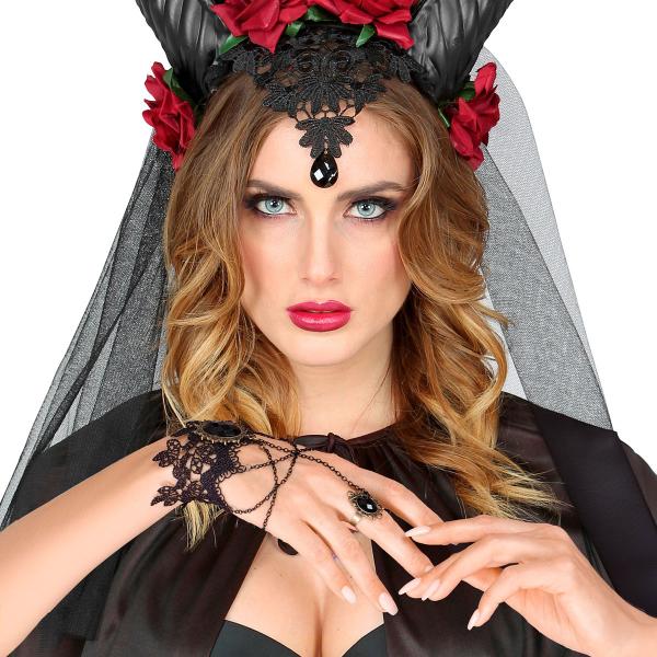 Blondearmbånd med Ring Sort