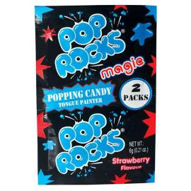 Pop Rocks Popping Slik Magic Jordbær 2-pak