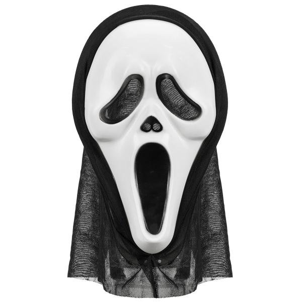 Spøgelsesmaske med Stofbagside
