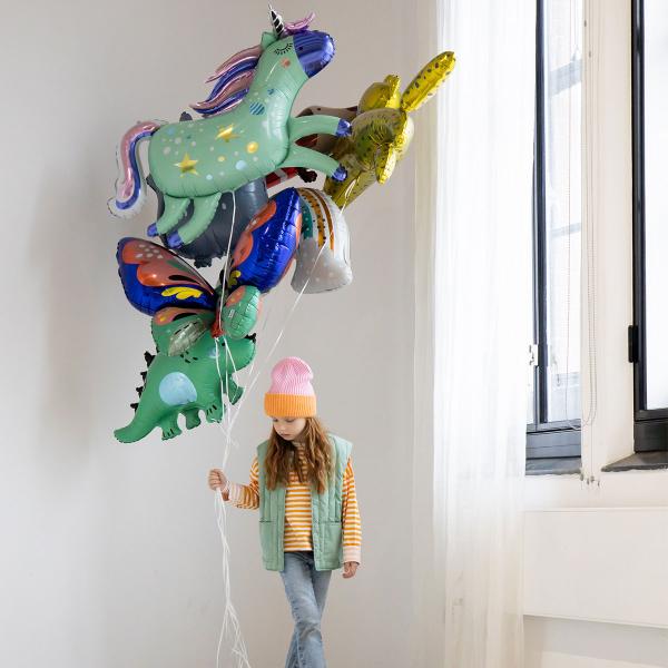 Folieballon Grøn Dinosaur