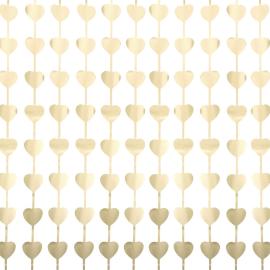 D&oslash;rforh&aelig;ng Hjerter Mat Lysguld