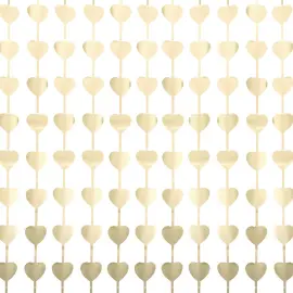 D&oslash;rforh&aelig;ng Hjerter Mat Lysguld