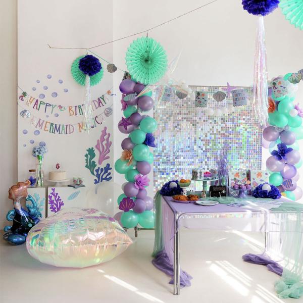 Folieballon Havfrue Stående 55 x 80 cm