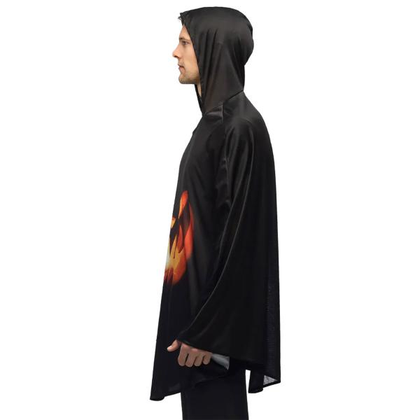 Poncho med Hætte Halloweengræskar