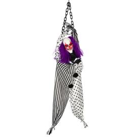 Animeret Rystende Klovn i Lænker 100 cm