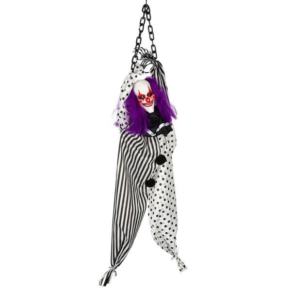 Animeret Rystende Klovn i Lænker 100 cm