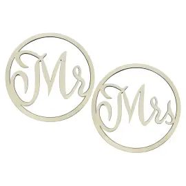 Mr & Mrs Dekoration Træ