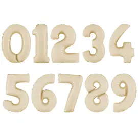 Talballon Satin Creme 31 cm