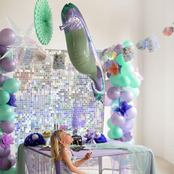 Folieballon Havfrue Stående 55 x 80 cm