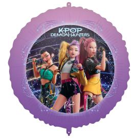 KPop Demon Hunters Rund Folieballon