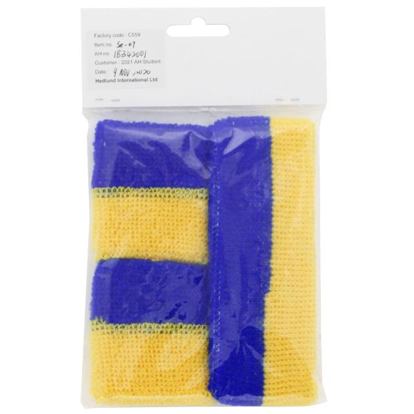 Svedbånd Blå/Gul 3-pak
