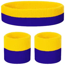 Svedbånd Blå/Gul 3-pak
