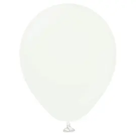 Hvide Miniballoner Pearl White
