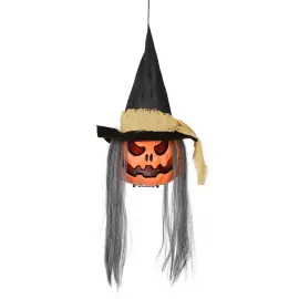 Hængende Græskarhoved med Lyd og Lys