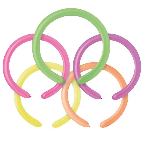 UV Modelballoner Blandede Farver