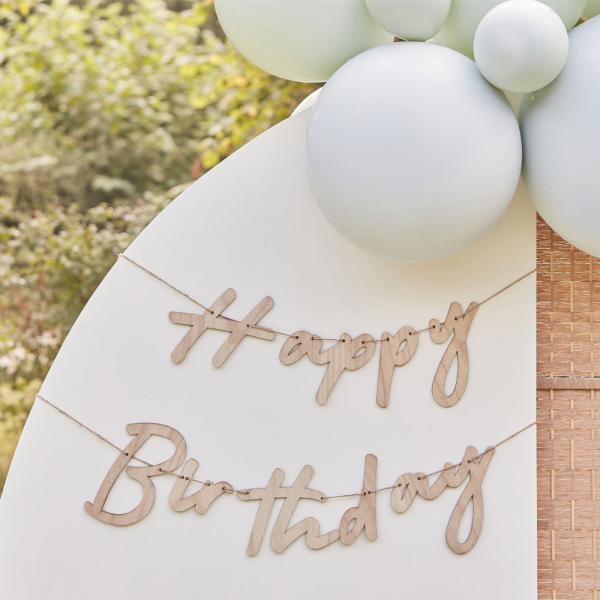 Happy Birthday Guirlande Træ