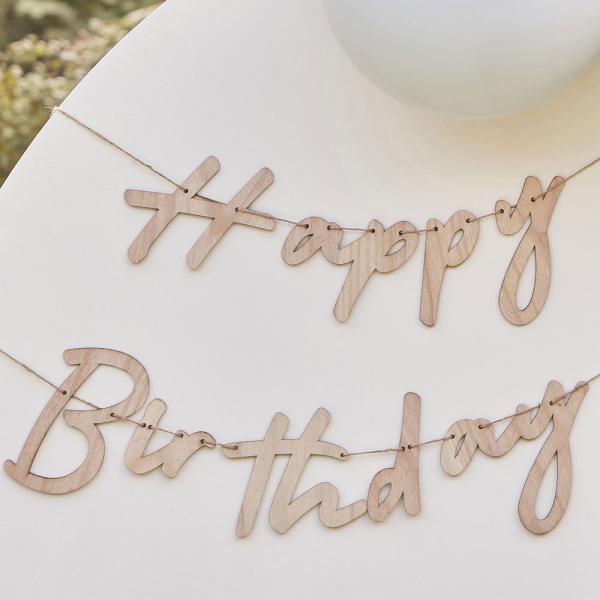 Happy Birthday Guirlande Træ