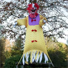 Gigantisk H&aelig;ngende Klovn Prop 350 cm