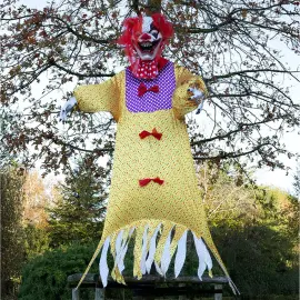 Gigantisk H&aelig;ngende Klovn Prop 350 cm