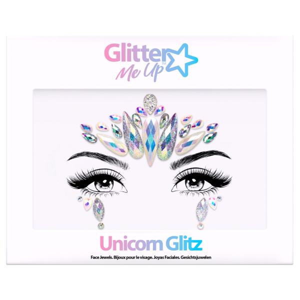 Unicorn Glitz Ansigtssmykker