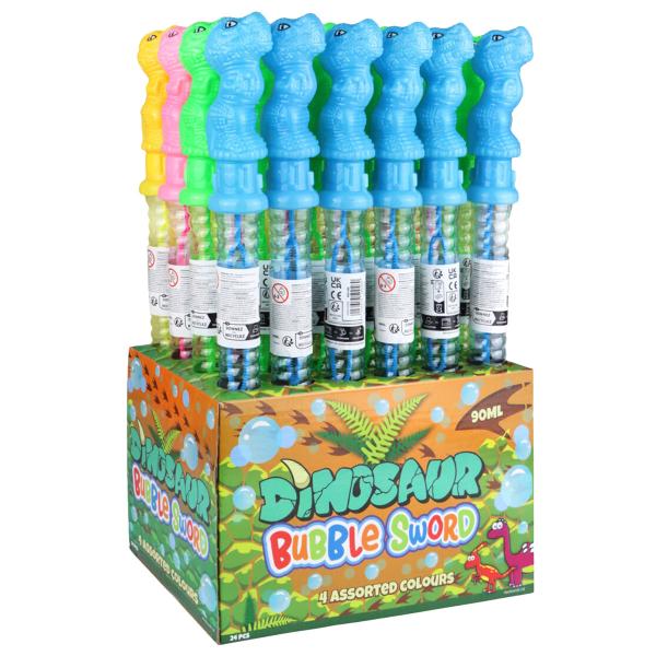 Sæbeboblesværd Dinosaur 90 ml 35 cm