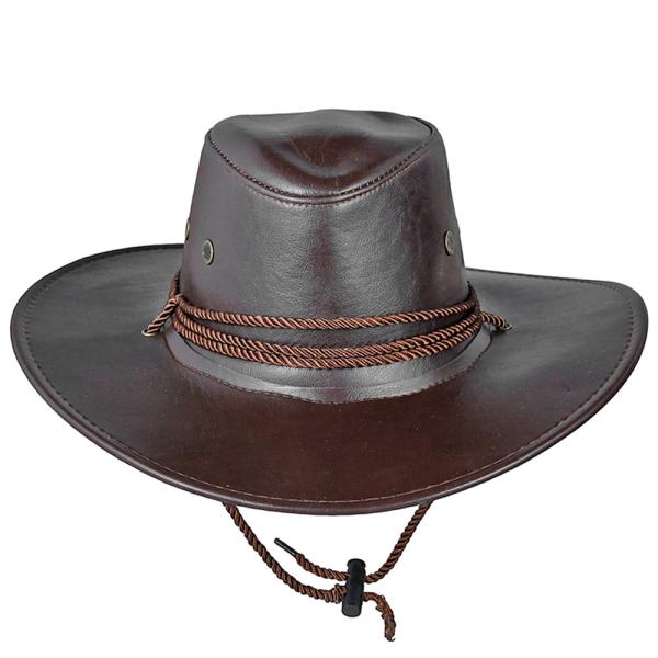 Cowboyhat Mørkebrun