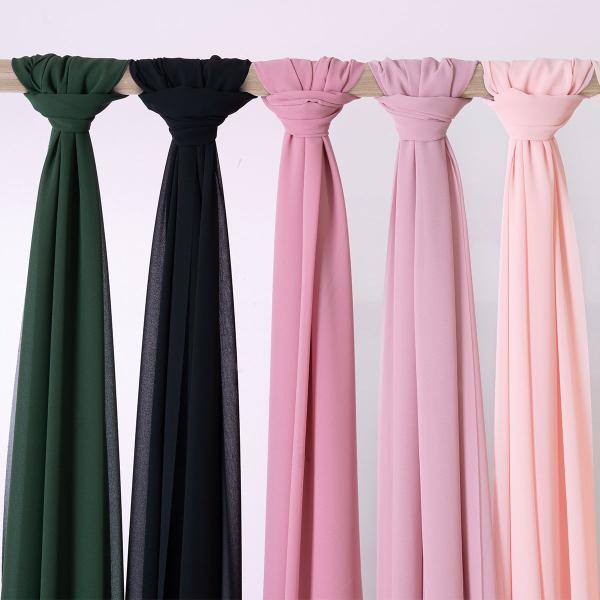 Chiffon Bordløber Sort