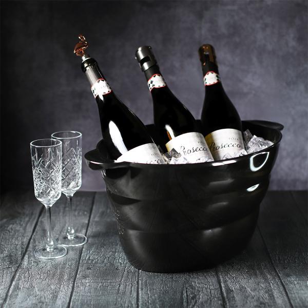 Sort Isspand 12 Liter