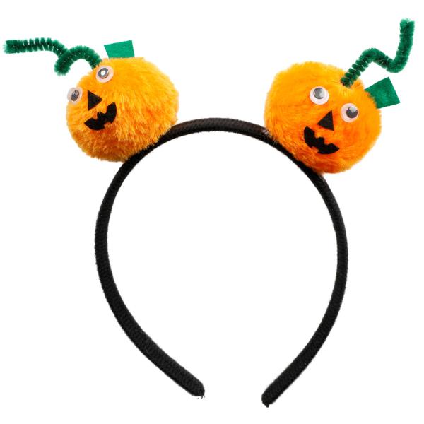 Hårbøjle med Halloween Græskar