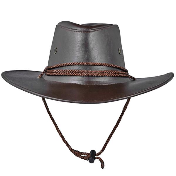 Cowboyhat Mørkebrun