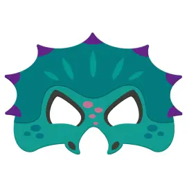 Dinosaurmaske Børn