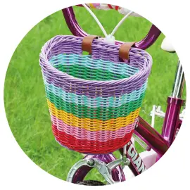 Regnbue Cykelkurv til B&oslash;rn 6 x 19 x 15 cm