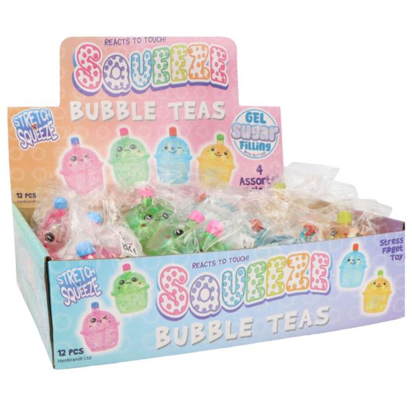 Squeeze Bubble Tea Glitrende Legetøj 8,5 cm