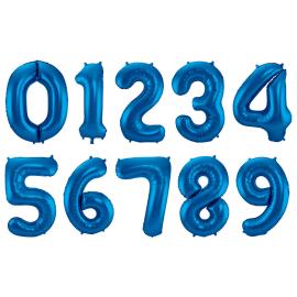 Talballon Kejserbl&aring; 86 cm